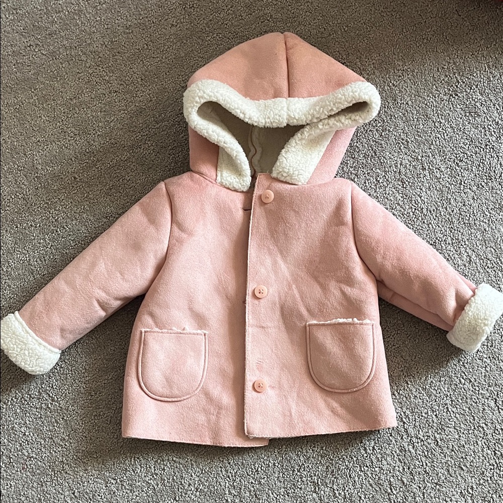 Baby B’gosh Charming Pink Kids Hooded Coat